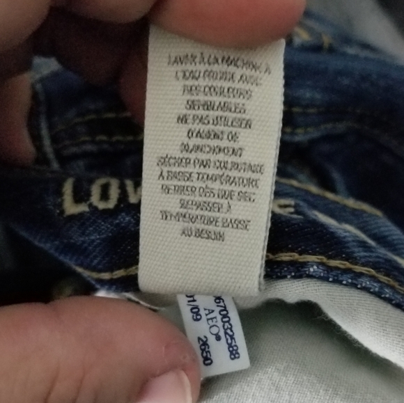 AMERICAN EAGLE | Low Rise Boot button fly jeans - Picture 8 of 8